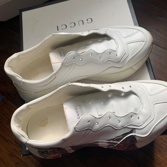 Gucci Rhython Tiger Sneakers US Size 6 - Picture 4 of 5